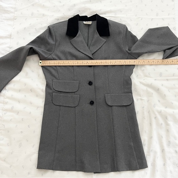 Vintage Amoretti Gray Blazer  Made in Canada  Academia Preppy Classic  Size M - Picture 9 of 12